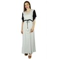 thumbnail image 2 of Bimba Long Maxi Dress Frilled Sleeve Cotton Gown Boho Chic Style Custom Clothing, 2 of 9