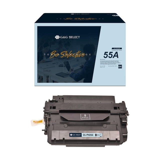 G&G Select HP CE255A New Compatible Black Toner Cartridge
