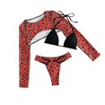 thumbnail image 1 of Bikini Sets for Women Three Piece Swimsuits Sexy Triangle Bikini Bathing Suit, 1 of 2