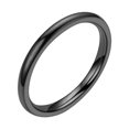thumbnail image 1 of Jusqu'à 65 % de Rabais sur les Bagues de Mode Contractées 2MM Fines Polies à la Main pour Femmes, Bagues de Couple, Colliers, Boucles d'Oreilles, Bijoux en Liquidation, 1 of 3