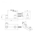 thumbnail image 3 of Sliding Barn Door Floor Guide, Adjustable Quiet Rollers Bearings Barn Door, 3 of 10