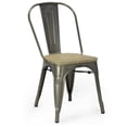 thumbnail image 3 of Chaise de salle à manger Tolix Roch en métal, ensemble de 4 chaises en métal, 3 of 5