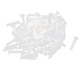 thumbnail image 1 of Unique Bargains 100 Pcs Nylon M3 x 15mm Fraisé Machine Vis Tête Plate Phillips Entraînement, 1 of 1