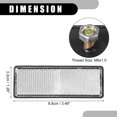thumbnail image 4 of Unique Bargains 2pcs 3.46'x1.26' Universal Reflector Rectangle Motorcycle Bike Safety Increase Visibility White, 4 of 8