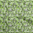 thumbnail image 1 of oneOone Georgette Viscose Green Fabric Abstract Craft Projects Decor Fabric Printed By The Yard 42 Inch Wide, 1 of 4