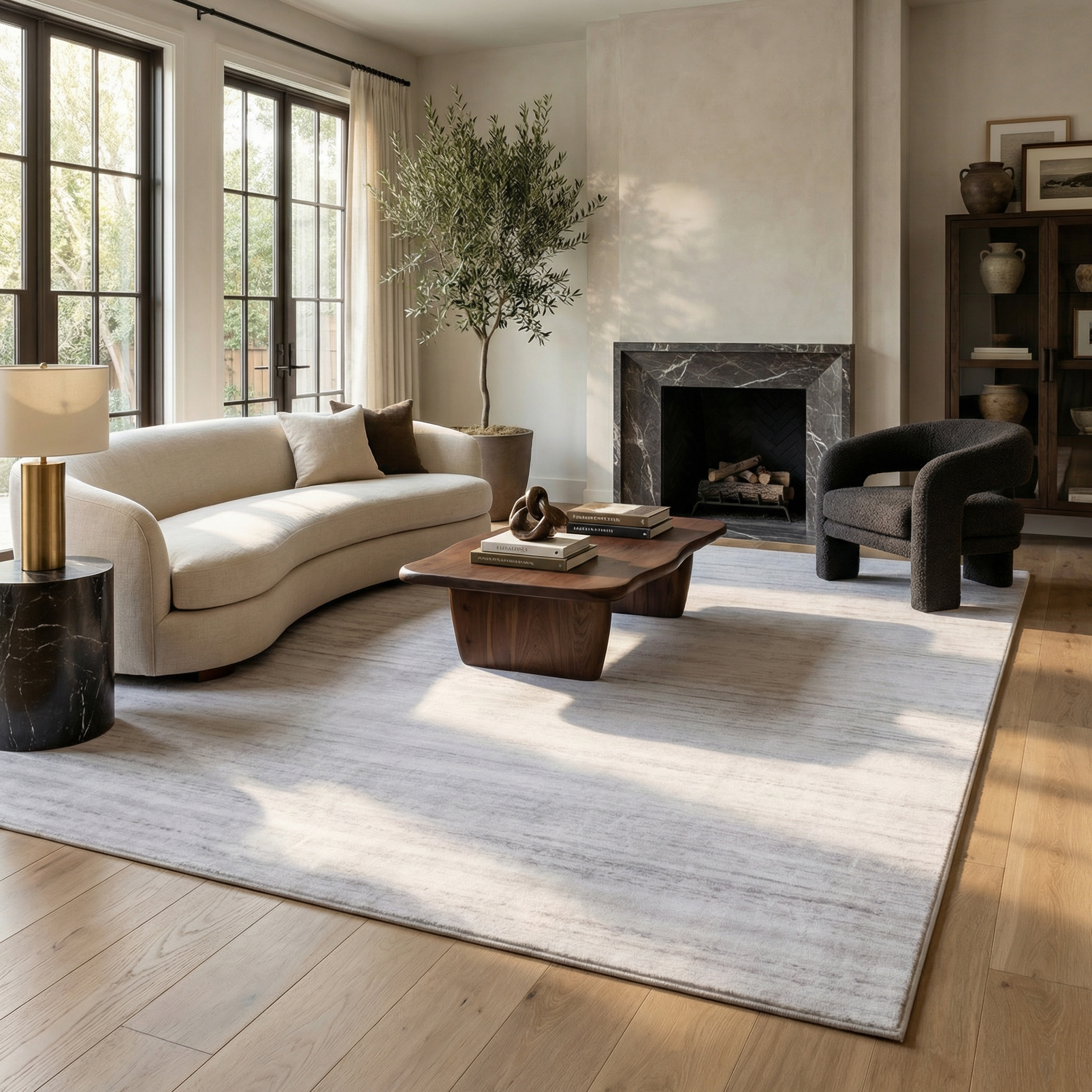 Tapis d'intérieur abstrait moderne Rug Branch
