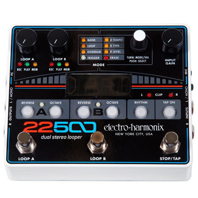 Electro-Harmonix 22500 Boucleur Stéréo Double