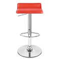thumbnail image 4 of Bronte Living Leatherette Bar Stool with Adjustable Height, 360 Swivel Design, Low Backrest, Floor Protection and Pedestal Base with Comfortable Footrest for Kitchen, Bar - Series Miranda - Set of 2, 4 of 9