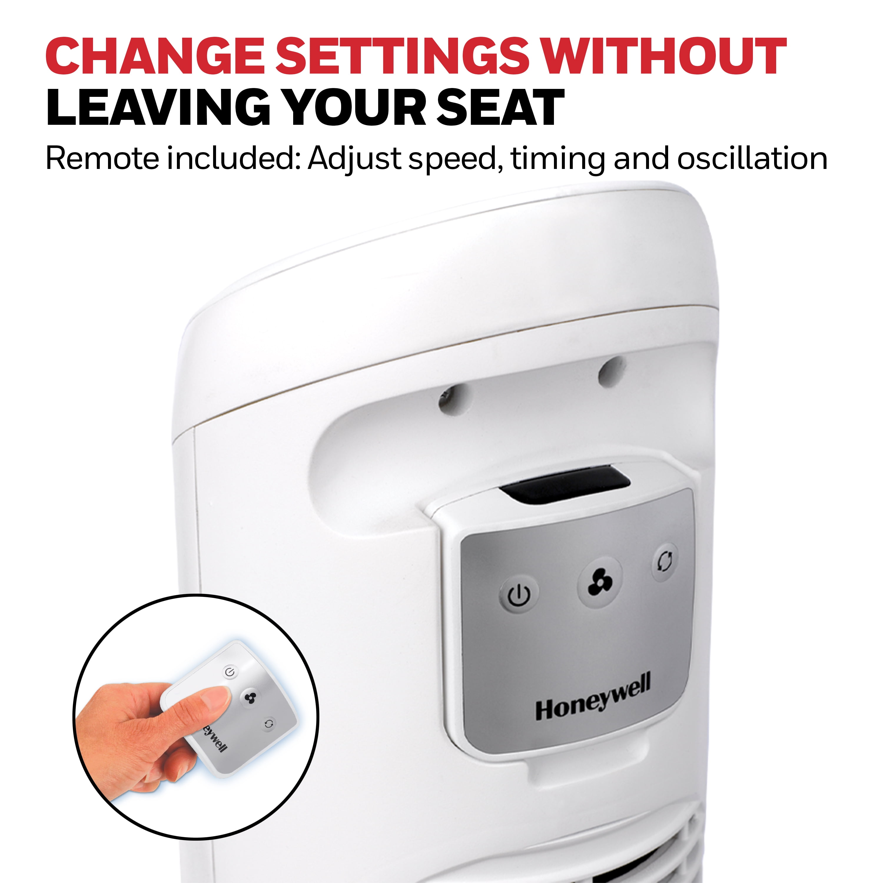 Ventilateur tour de 101 cm pièce entière QuietSetᴹᴰ 5 HYF260WC Honeywell