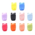 thumbnail image 4 of Dalazy Cat Shaped Sponges Neat Silicone Storage Box For Home Simple Fashionable yellow 1Set, 4 of 6
