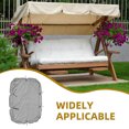 thumbnail image 2 of Miangastore Housse de Balançoire de Patio de Remplacement Protection Solaire Imperméable 1 Ensemble 75x52x6 Po, 2 of 8
