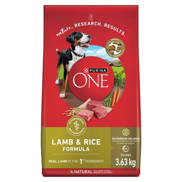 Purina ONE Lamb & Rice Formula, Dry Dog Food 3.63kg