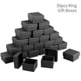 thumbnail image 2 of 24Pcs Ring Gift Boxes, Jewelry Packing Case with Foam Insert, Earring Protector Kraft Boxes for Jewelry Collectibles, Wedding, Birthday Gift Packing, 2 of 6