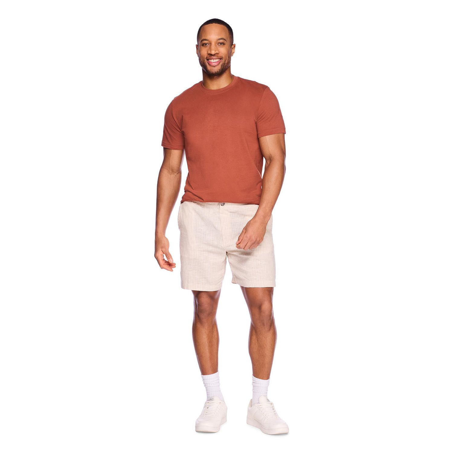 George Men's Linen-Blend Short