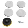 thumbnail image 4 of Wool Polishing Pad Kit, Easy To Assemble Buffing Pad Imitation Wool 6pcs  For Car Polisher, 4 of 8