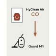 thumbnail image 3 of Miele HyClean Air CO Vacuum Cleaner Bags for Miele Guard M1 Vacuum Cleaners, XL Pack of 8 Vacuum Bags and 2 AirClean Exhaust Filters – 12909630, 3 of 5