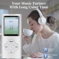 thumbnail image 4 of Lecteur MP3 BT, Écran Couleur 1.8 Po Lecteur MP3 MP4 Portable Supportant jusqu'à 128 Go, Lecteur de Musique Numérique à Réduction de Bruit pour Enfants Adultes, 4 of 7