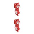 thumbnail image 4 of Decodeary Support de Lampe en Plastique Métal Antichoc Support Rotatif à 360 Degrés Fournitures de Cyclisme Rouge/blanc 2Ensemble, 4 of 6