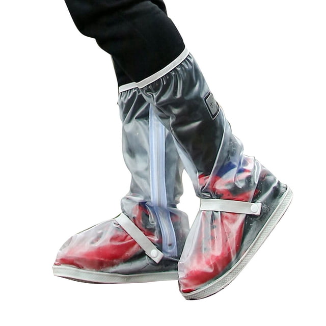 Couvre-chaussures Imperméables Réutilisables pour Moto, Couvre-Motocyclette Imperméables, Couvre-Bottes de Pluie de Cyclisme, Couvre-Espadrilles Imperméables