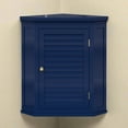 thumbnail image 2 of Teamson Home 24" Glancy One Shutter Door Removable Wooden Wall Cabinet Navy, 2 of 7