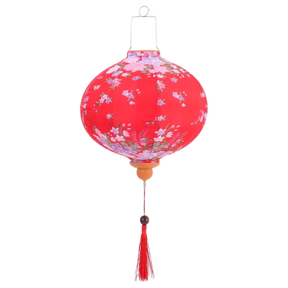 MOVTOTOP Festive Lantern with Tassel and Pendant Decorative Ornament for Traditional Hanging Display