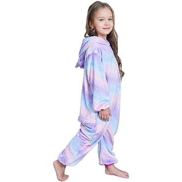 Riverchan Grenouillère Unicorn pour Enfants, Costume de Cosplay Animal, Pyjama pour Filles et Garçons