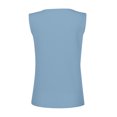 thumbnail image 5 of AherBiu Ribbed Tank Tops for Women 2024 Summer Knitted Slim Fitted Camis Stretchy Comfy Button V Neck Tops, 5 of 5