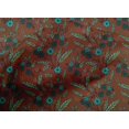 thumbnail image 4 of oneOone Cotton Cambric Fabric Leaves & Floral Block Printed Craft Fabric BTY 56 Inch Wide, 4 of 4