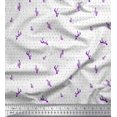 thumbnail image 1 of Soimoi Poly Georgette Fabric Brush Stroke & Cactus Tree Printed Fabric 1 Yard 52 Inch Wide, 1 of 3