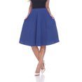 thumbnail image 1 of White Mark Women's Mid Length Fit and Flare Skirt, 1 of 5