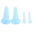 thumbnail image 2 of Massage Cup, Comfortable Cupping Set Non- And   For The Eyes For Nose Blue 2 Large 2 Small, 2 of 8