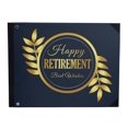 thumbnail image 1 of Darling Souvenir Blue Leaf Vine Frame Personalized Printed Retirement PartyGuestBookHardbound Cover Sign InBookRegistry Scrapbook-9 x 12 Inches, 1 of 5