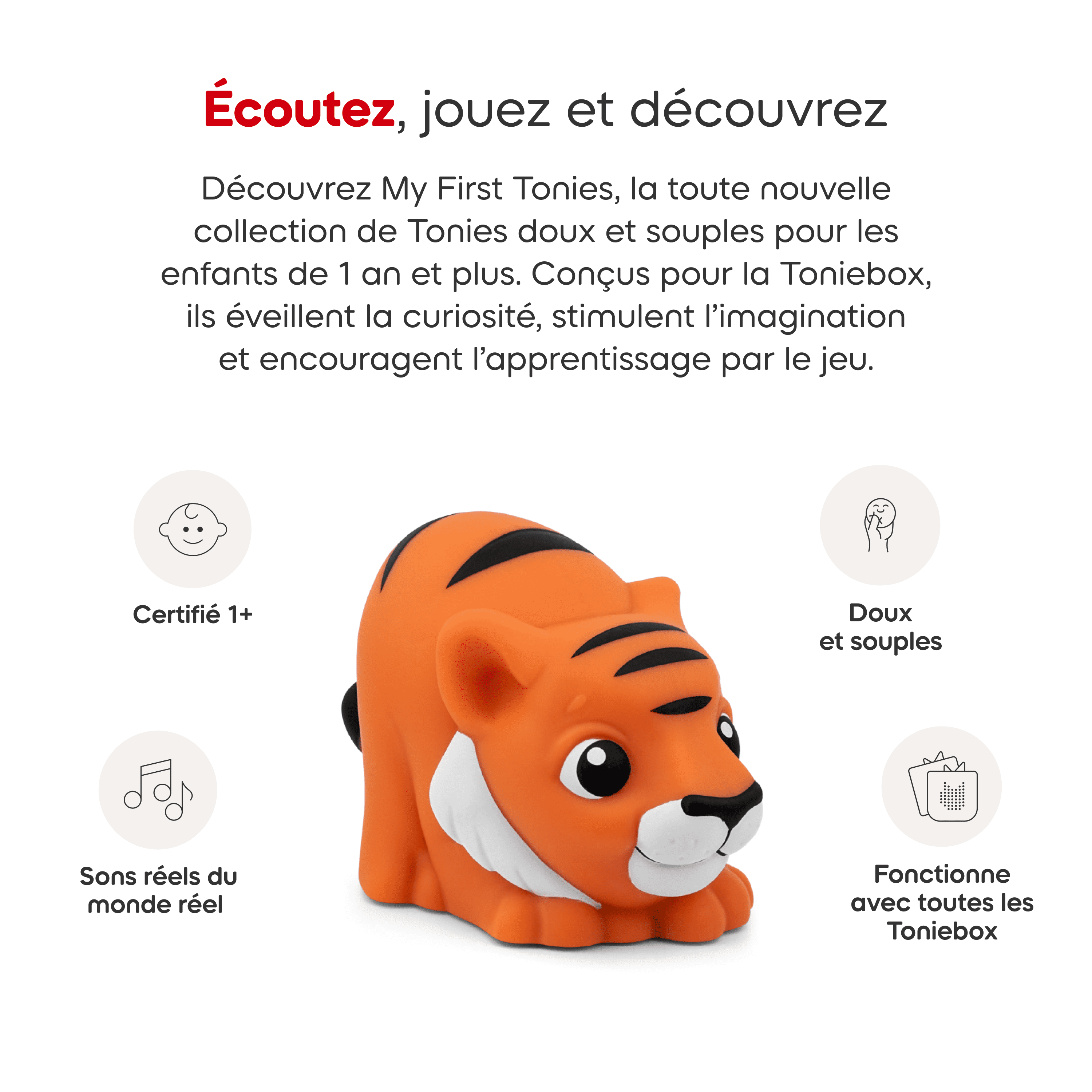tonies My First Tonies: Jungle Set – 3 Pack Set (French)