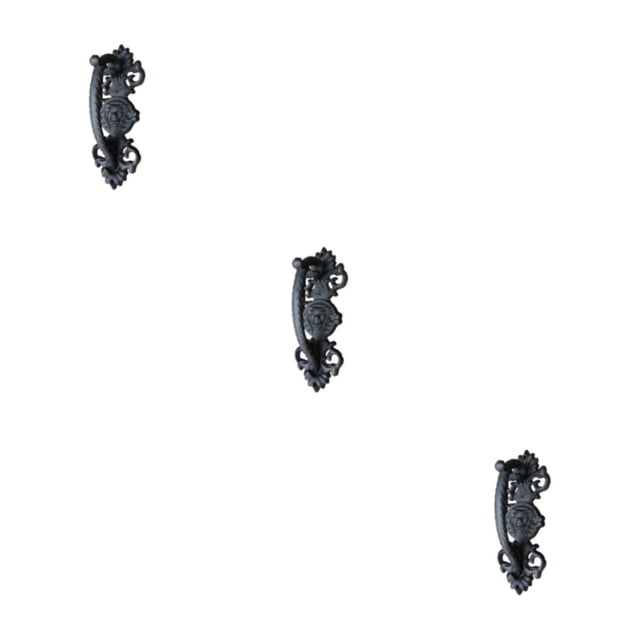 Transemion Poignée de Porte de Décoration avec Forte Résistance à la Corrosion Unique Facile à Installer 7091 3ensemble