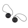 thumbnail image 1 of yingyy 1/2/3/5 2 Pieces Curtain Tieback Round Polyester Replacement Simple Style Household Kitchen Sunshade Drape Fixing Fastener Black 1 Pc, 1 of 6