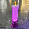 thumbnail image 3 of LED Christmas Candle with Base Flameless Candles Colorful Fantasy Crystal Candle Tourist Souvenir LED Night Lamp Battery Operated, 3 of 10