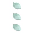 thumbnail image 2 of Langgg Leaf Shape Seasoning Dishes Table Sauce Container Kitchen Cutlery Snack Plate 7*11cm green 3Set, 2 of 6