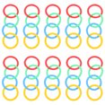 thumbnail image 2 of 40Pcs Binder Rings Book Rings Binder Ring Plastic Binder Ring Decorative Binder Ring for Notebook, 2 of 8