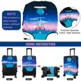 thumbnail image 4 of Luggage Cover Protector Travel Suitcase Covers Protective Skin for Carry On Baggage Fit 25-28 Inch Luggage, 4 of 5