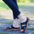 thumbnail image 3 of Summer New Style Plus Size Casual Wedge Heel Adult Womens In-line Sandals, 3 of 5