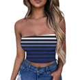thumbnail image 1 of Tube Tops, Womens Printed Strapless Yoga Exercise Chest Wrap Pullover, 1 of 4