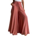 thumbnail image 1 of maskred Flowy Leg Pants For Women - Addition To Any Wardrobe Leg Pants Flowy Thin Style Orange,1 M, 1 of 6