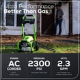 thumbnail image 3 of Greenworks 2300 PSI 1.2 GPM 14 Amp GEN II Brushless Pressure Washer, 3 of 9