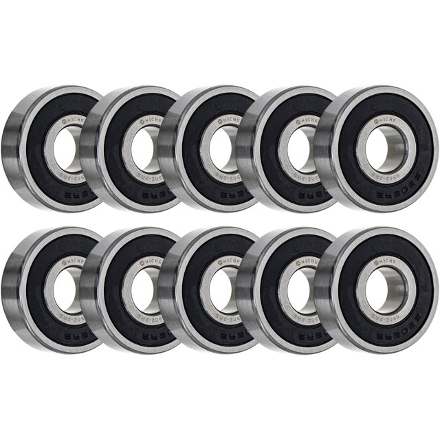 Niche Roulement de Roue 6302-2RS 15x42x13 mm Rangée Simple Gorge Profonde Lot de 10 519-CBB2232R