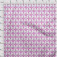 thumbnail image 4 of oneOone Polyester Spandex Purple Fabric Argyle Craft Projects Decor Fabric Printed By The Yard 56 Inch Wide, 4 of 4