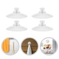 thumbnail image 2 of 10 Pcs Ventouses Ventouses PVC Transparentes pour Porte-Fenêtre Murale en Verre, 2 of 9