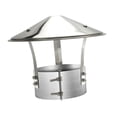 thumbnail image 4 of Siruishop Couvercle de Cheminée Extérieur Maison Protection contre la Pluie Couvercle Toit Tuyau Dia 20cm, 4 of 8