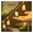 thumbnail image 2 of Lantern String Light Led Kerosene Bottle Light String Plastic Led Black Lantern String Light Retro Waterproof Energy Saving Plastic Mini Kerosene Lamp For Camping, 2 of 8