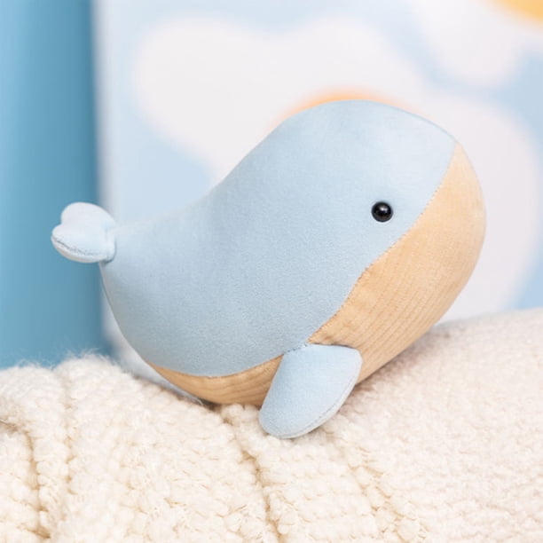 Peluche Baleine Oreiller – Animal En Coton Stretch – 25 Cm Ou 45 Cm – Décoration, Câlin Et Collection – Cadeau Doux Pour Tous âges
