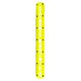 thumbnail image 1 of ZTTD 30cm/12inch Flexible Ruler, Rubber Plastic Ruler, Bendable Rulers with Inches and Metric, Shatterproof Straight Edge Ruler Soft Ruler for Home Office, 1Pcs (Type4-Yellow), 1 of 9